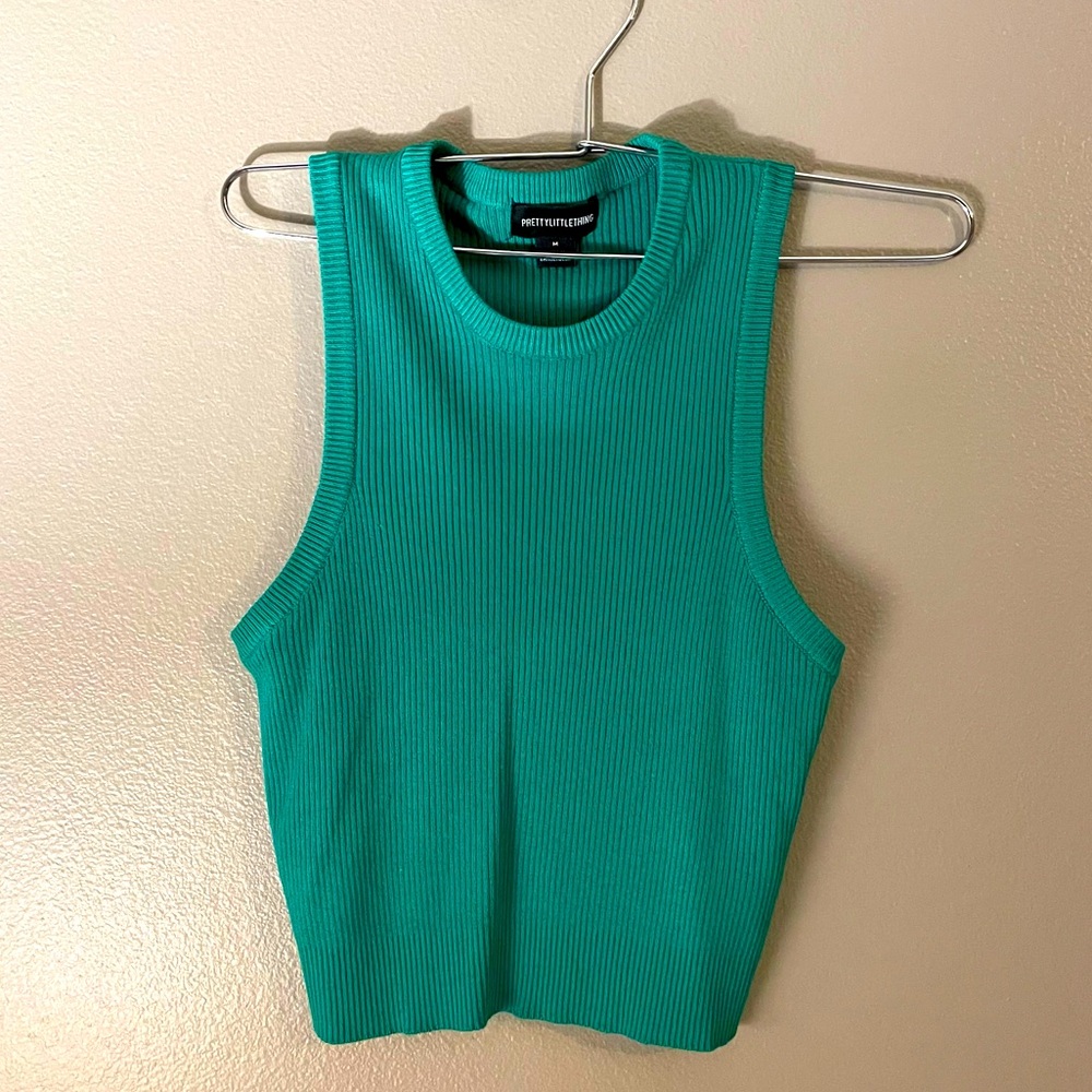 PrettyLittleThing ribbed tank top